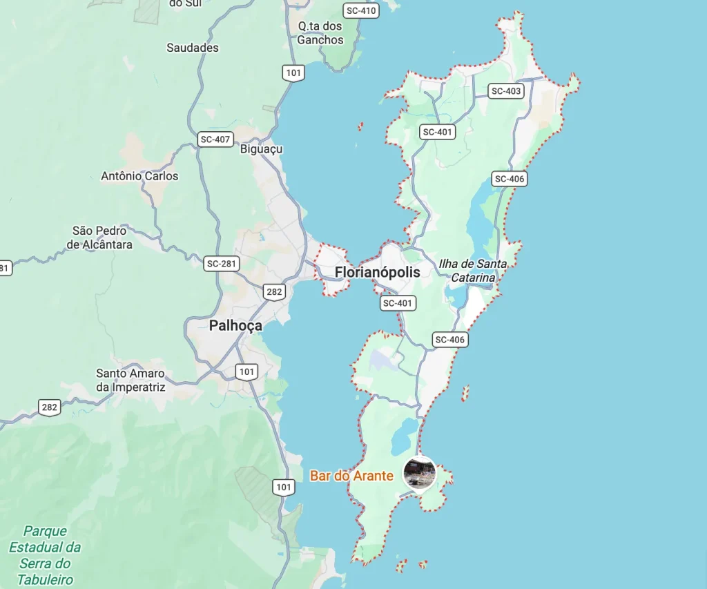 Mapa de Florianópolis