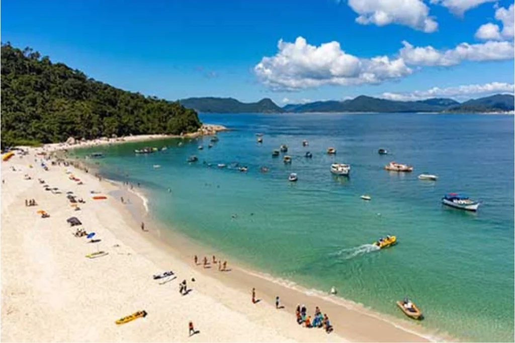 praia para passeios em jurerê