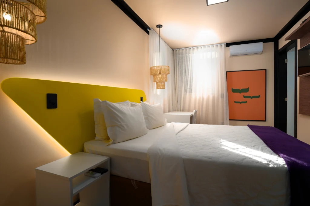 suite com banheira na praia de Jurerê