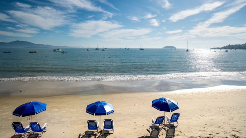 praias de Jurerê e Jurerê-Internacional em Florianópolis