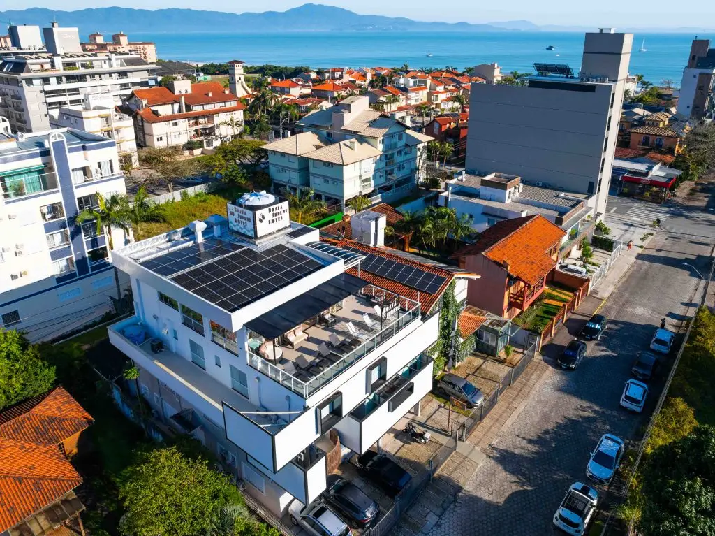 Imagem aérea do Bossa Jurerê Hotel